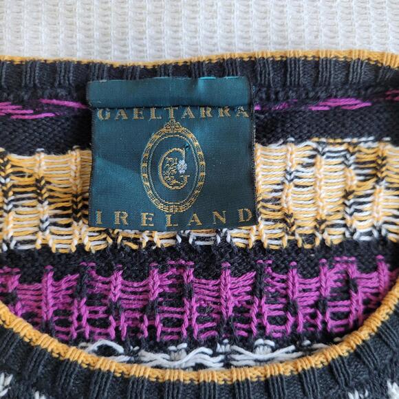 Gaeltarra Wool Sweater Ireland Colorful Size Unknown; Check Photos Measurements - Picture 3 of 9